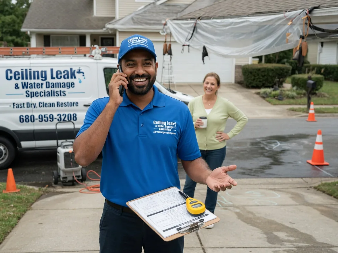 Ceiling Leak Cleanup Chataignier, LA FAQs
